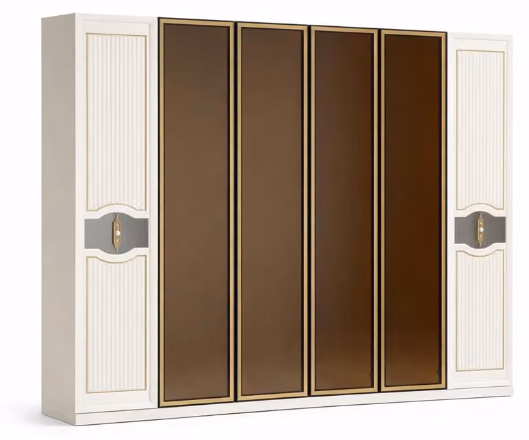Armadio moderno con ampio spazio di contenimento e design elegante