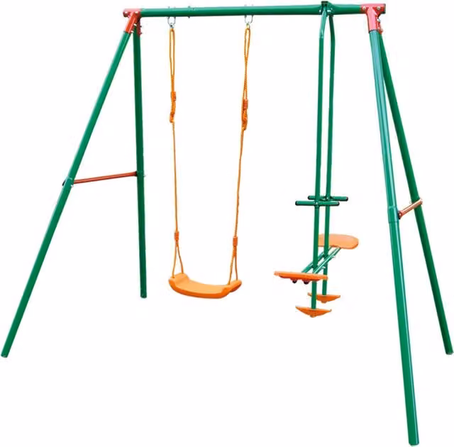 Altalena da Giardino 1 Posto con Cavallina 156x206x196h Bauer
