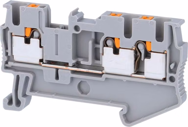 Phoenix Contact, morsetto passacavo PT 2,5-TWIN, tecnologia di connessione Push-In, tensione nominale 800V, corrente di breve durata 0,30kA - 1 pezzo