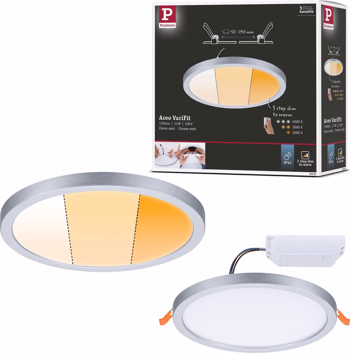 Pannello da incasso LED Paulmann VariFit Areo