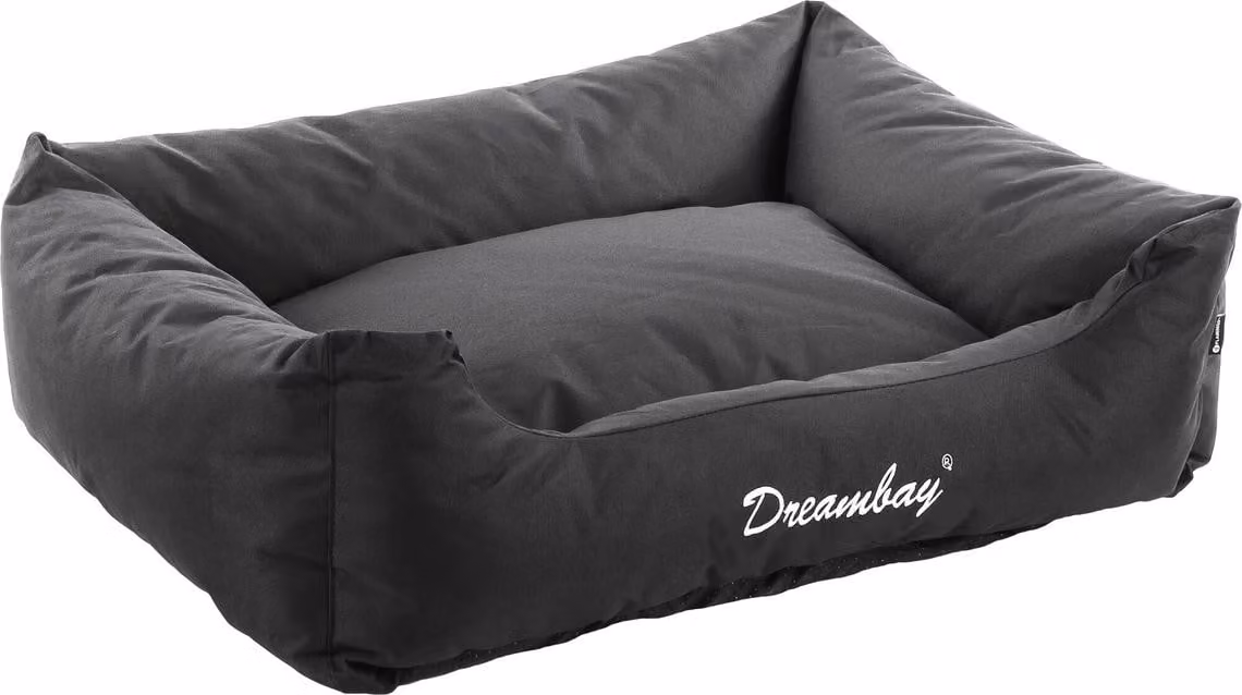 Lettino per cani nero Dreambay, colore: blu; lunghezza x larghezza: 80 cm x 67 cm