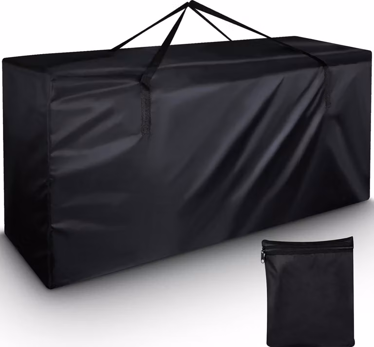 Sacchetto impermeabile e resistente ai raggi UV, dimensioni 122 x 40 x 55 cm, ideale per proteggere i cuscini da giardino
