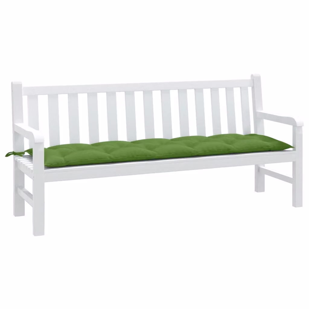 Cuscino per panca da giardino vidaXL Verde Mélange in tessuto resistente ai raggi UV L: 180 cm, P: 50 cm, H: 7 cm
