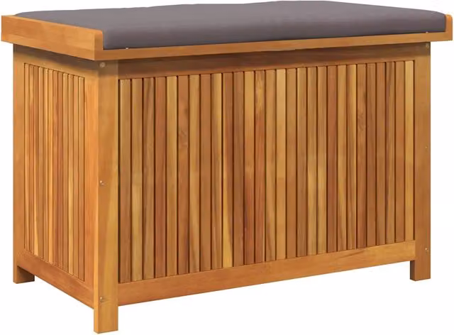 Scatola Cuscini da Esterno 90x50x60,5 cm Legno Massello Acacia CFW9589994