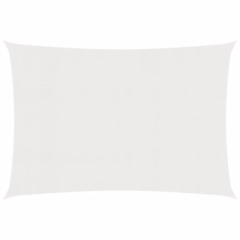 The Living Store Tenda da sole 160 g/m² Bianca 2,5x3,5 m HDPE
