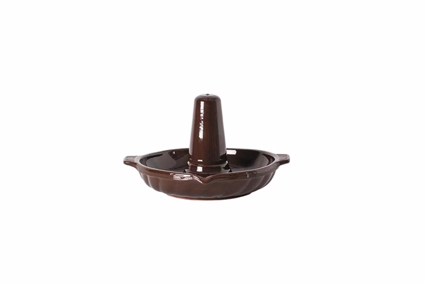 Cuocipollo verticale in terracotta, diam.23,5cm