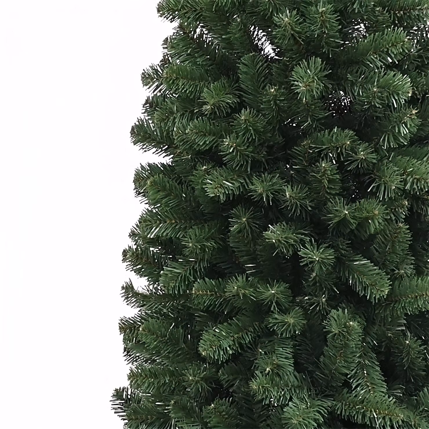 Albero di Natale Artificiale Slim Elbert VESTIAMO CASA, Verde, H 230 cm, Diametro alla base: 84 cm – 3