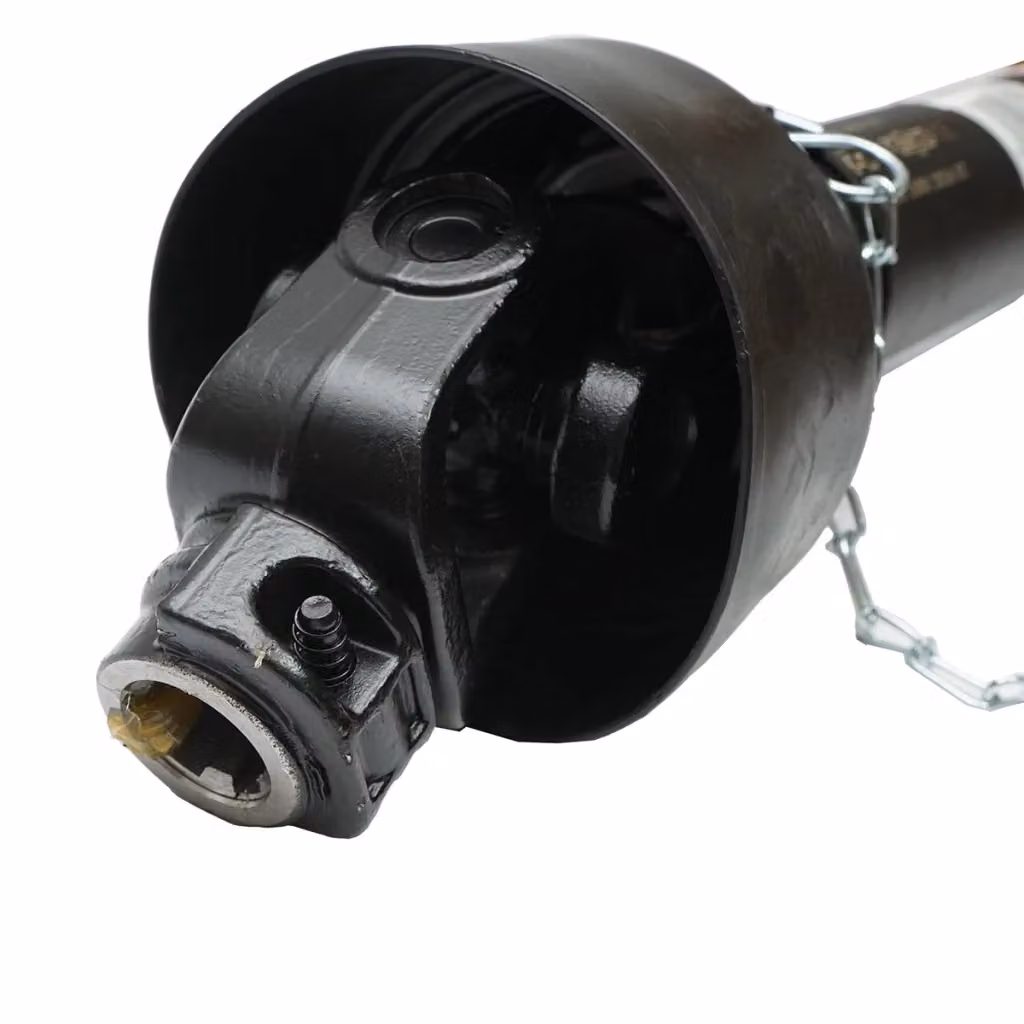 Cardano UTB S6 T6 con frizione nero, 1000 mm, composto da 2 dischi croce 30,2x92 (tubo stella) e 1 fresa 3/8 Z=6 – 2
