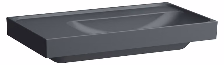 LAUFEN MEDA lavabo, encastrable, 800x460mm, tablette à gauche, sans trou pour robinetterie, sans trop-plein, H8171157581121, H8171157581121