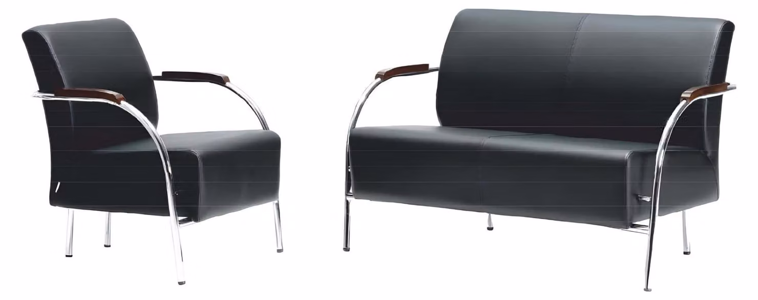 2 Sitzer Designer Sofa Sessel Polster Sofas Couchen Leder