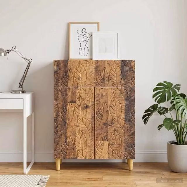Credenza vintage in legno marrone vidaXL L: 66 cm, P: 34,5 cm, H: 90 cm – 1