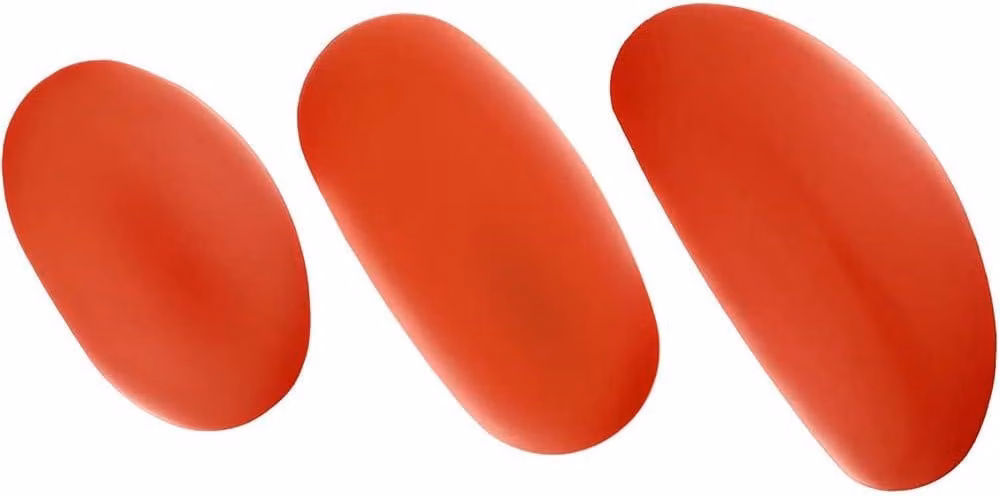 Set di 3 utensili per la Vetroceramica, con cinghie in gomma flessibili, per la modellazione dell'argilla