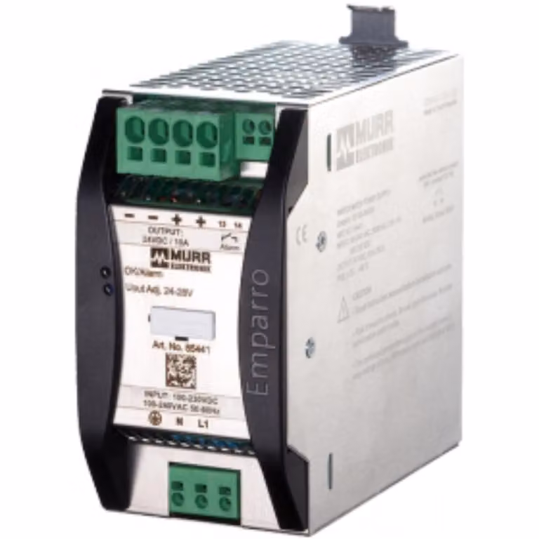 Alimentatore switching Murr Elektronik Emparro, ingresso 100-240VAC, uscita 24-28VDC/10A, monofase