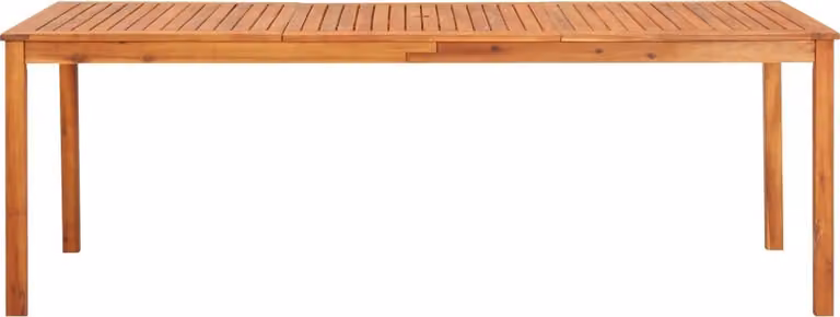 Tavolo da Giardino 215x90x74 cm in Legno Massello di Acacia
