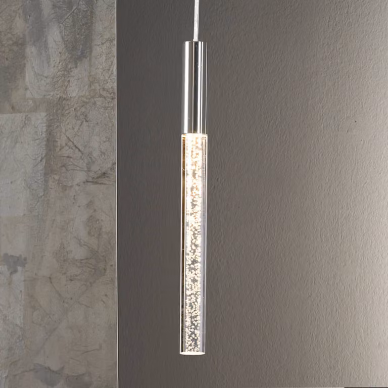 Schuller Valencia Lampada a sospensione Cosmo, Cromo / Argento, Soggiorno / Sala da pranzo, Metallo, Design, Lampada a sospensione