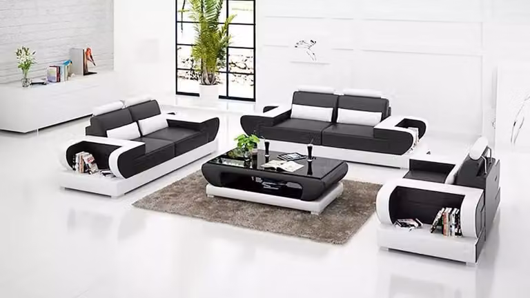 Sofa Sofagarnitur 321 Sitzer Set Design Polster Couchen Couch Modern 4tlg Tisch