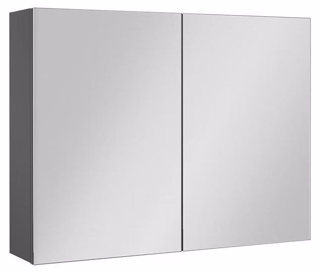 Specchio contenitore bagno Vicco Lavia Antracite 80 x 60.2 cm, Model 66096