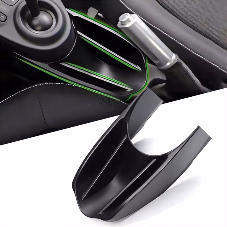 Organizzatore per il bracciolo per Renault Twingo 3 (2014-2023), contenitore per la console centrale, realizzato in ABS