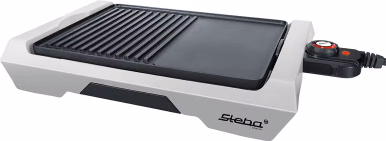 Steba VG 50, 2000 W, Griglia elettrica da tavolo, con griglie, colore nero e grigio