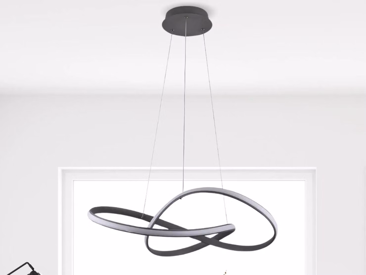 Lampada a sospensione a LED con telecomando, 70W