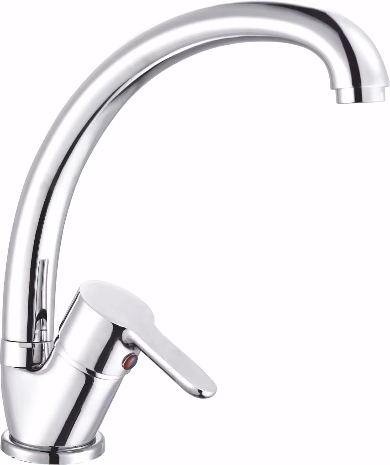 Rubinetto da cucina, cromato, diametro 35 mm, in ottone, anticalcare, a risparmio idrico, per cucina