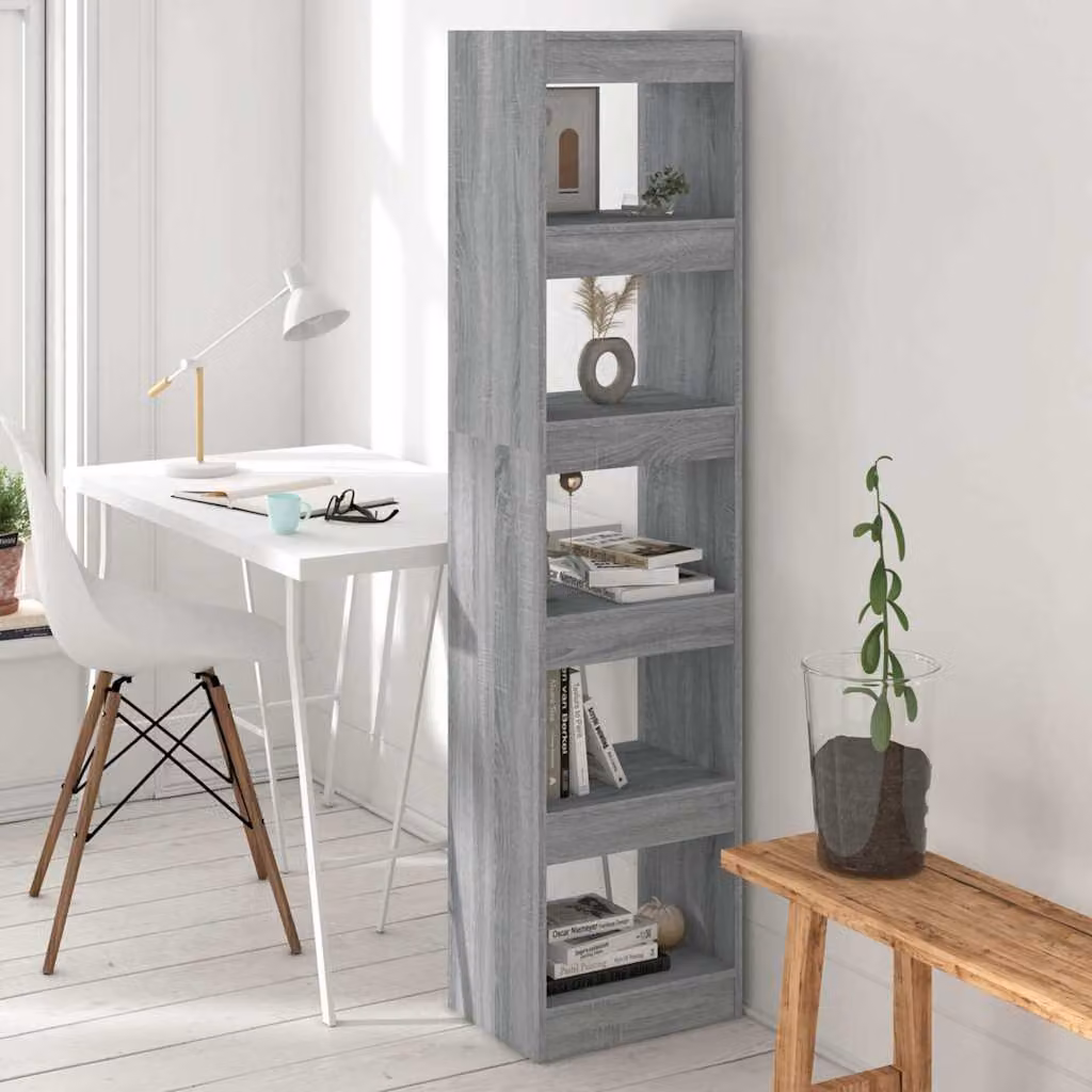 Libreria/Divisorio vidaXL Grigio Sonoma L: 40 cm, P: 30 cm, H: 166 cm