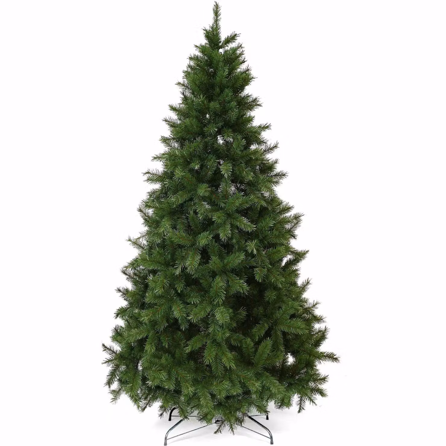 Albero di Natale Livigno VESTIAMO CASA, colore verde, H 230 cm, Diametro alla base: 145 cm