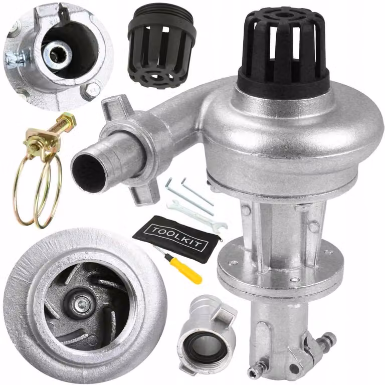 Pompa dell'acqua da 1 pollice per motosega, diametro 28 mm, 9 denti, portata 150 l/min