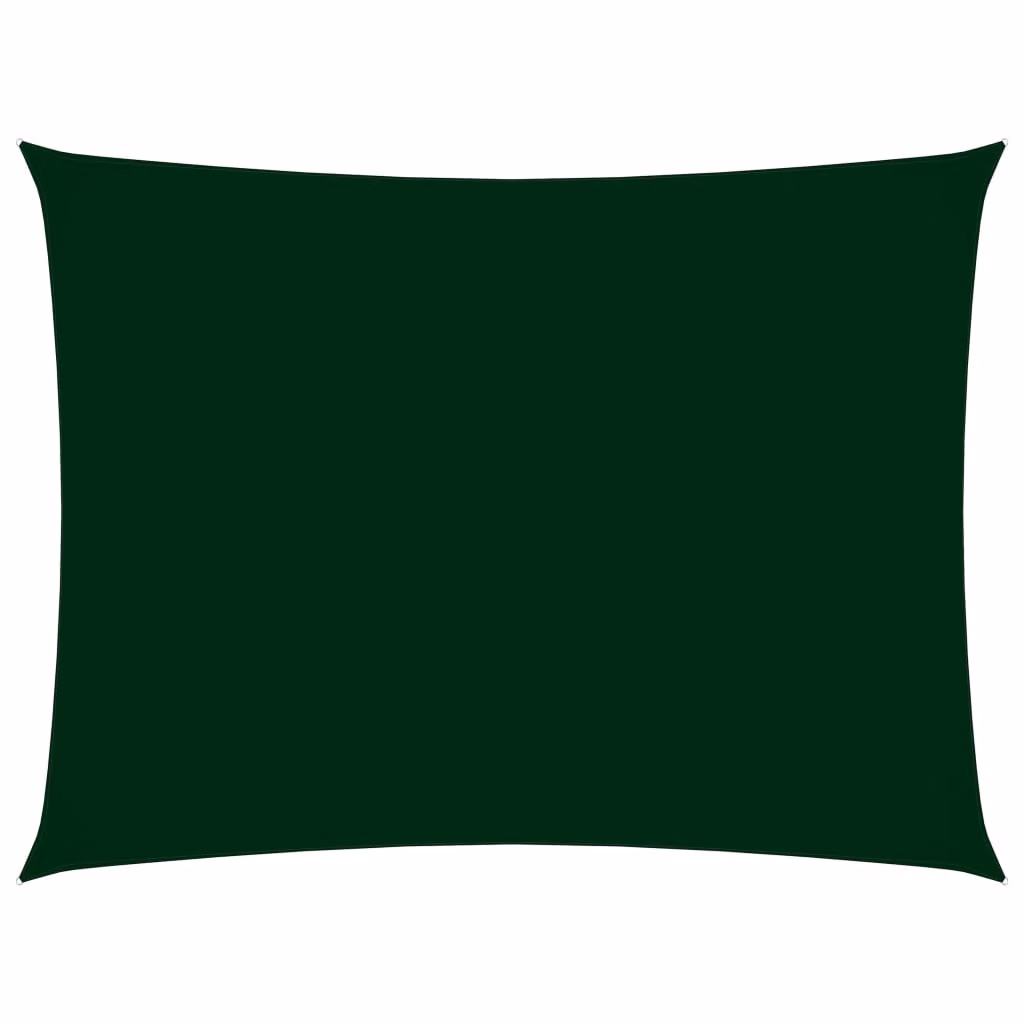 The Living Store Tenda da sole in tessuto Oxford rettangolare 2x4,5 m verde scuro