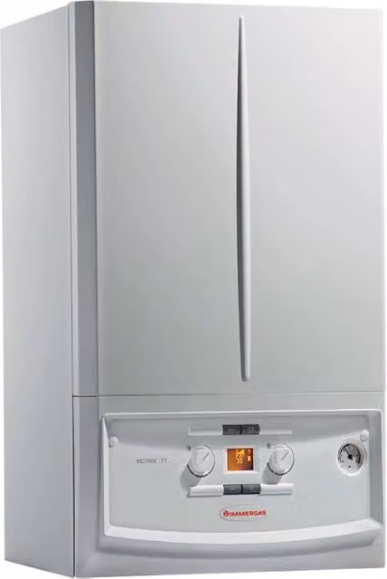 Caldaia a Condensazione Immergas Victrix 24 TT Metano Bianca con Kit Scarico Fumi