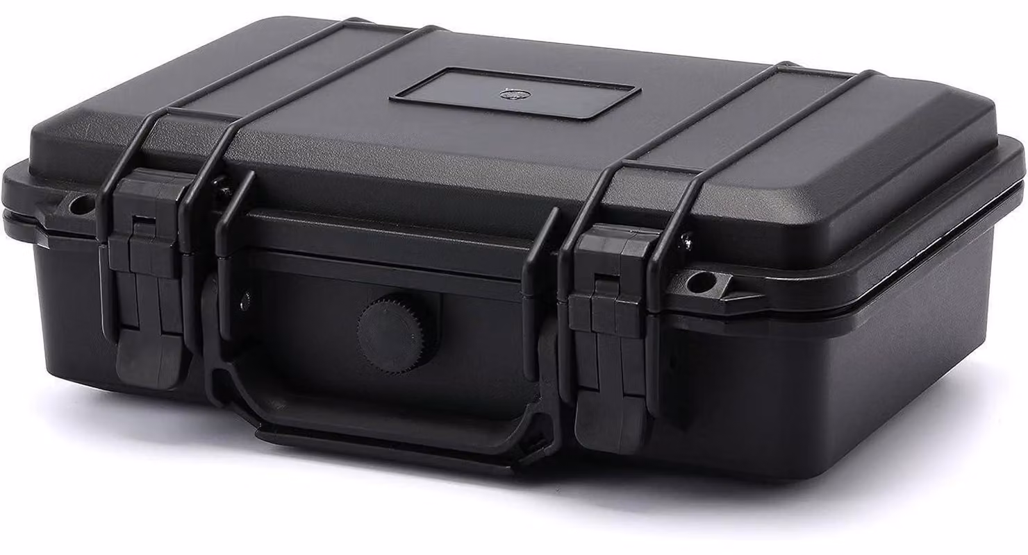 Custodia portatile per utensili, grado di protezione IP67, impermeabile, con guscio rigido e inserto in schiuma, dimensioni 30,9 x 20,3 x 9,9 cm