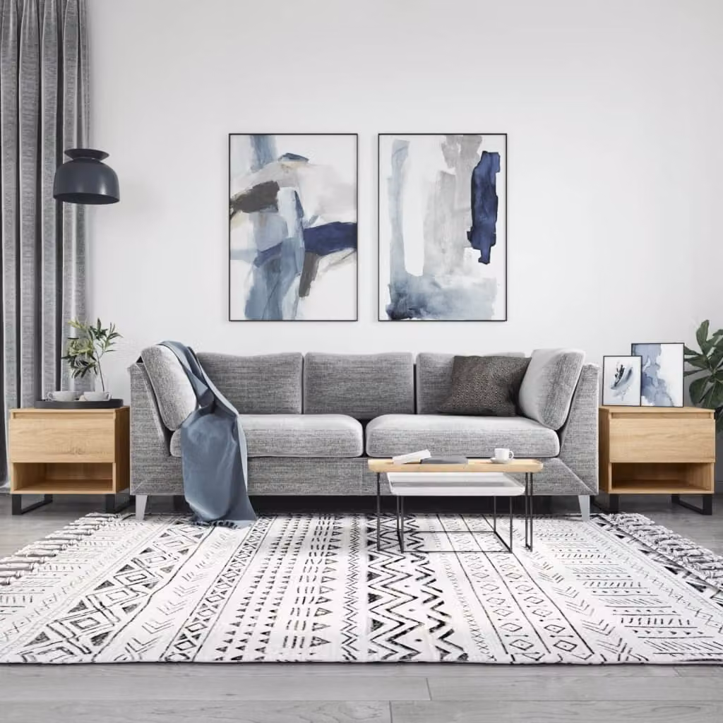 Maison Exclusive - Tavolini da salotto 2 pezzi in rovere Sonoma 50x46x50 cm Materiale ligneo