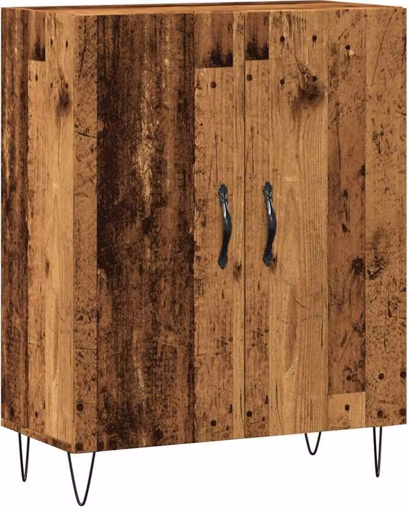 Credenza Legno Antico 69,5x34x90 cm in Legno Multistrato