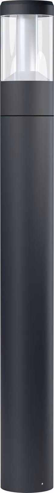 OSRAM ENDURA Style Apparecchio moderno per esterni con guida luminosa in grigio scuro, lanterna da giardino con luce a basso abbagliamento, protezione IP-54, per l'illuminazione dei sentieri
