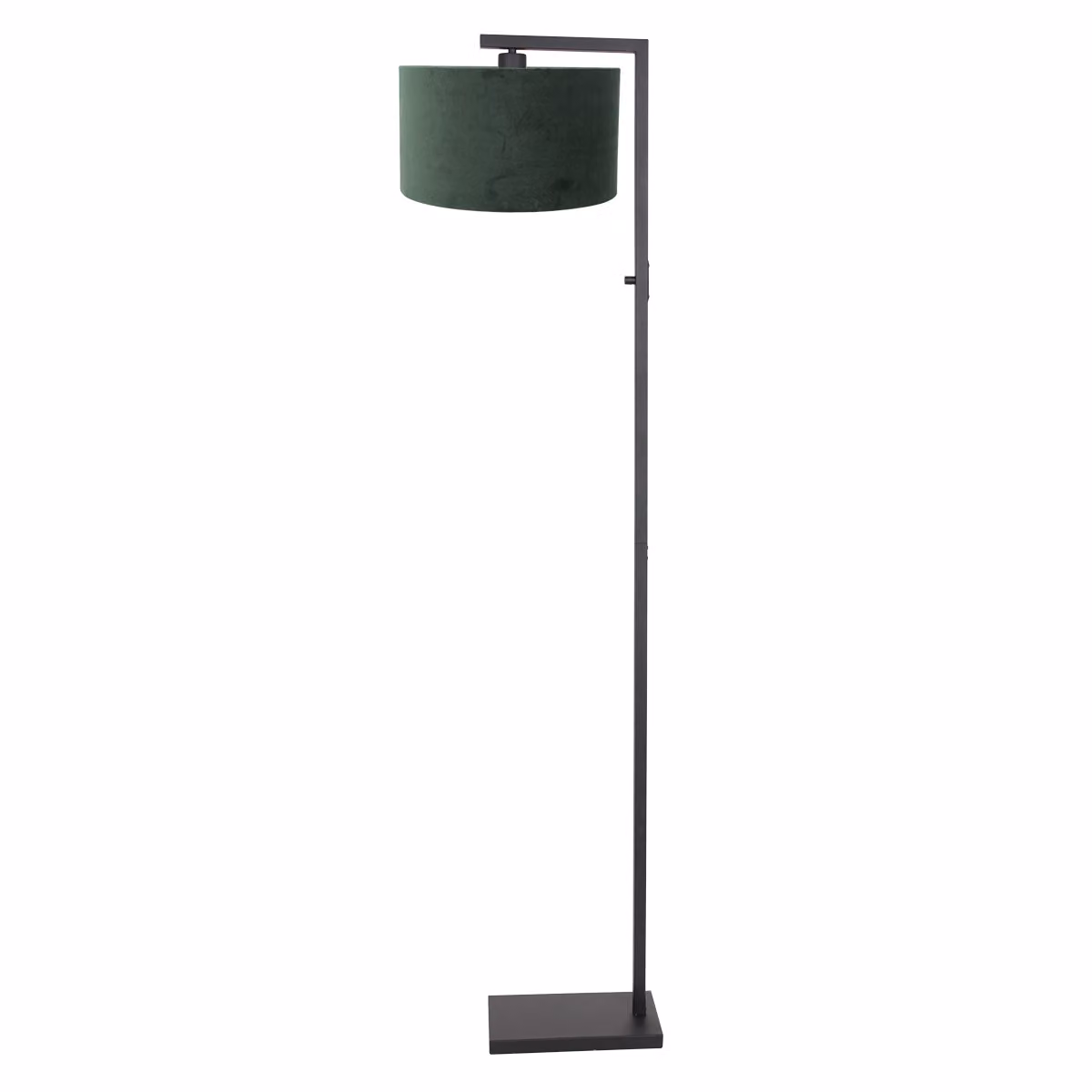 Lampada da terra - nero - Stang - metallo tessile - lampada d'atmosfera - E27 - 8219ZW - Steinhauer