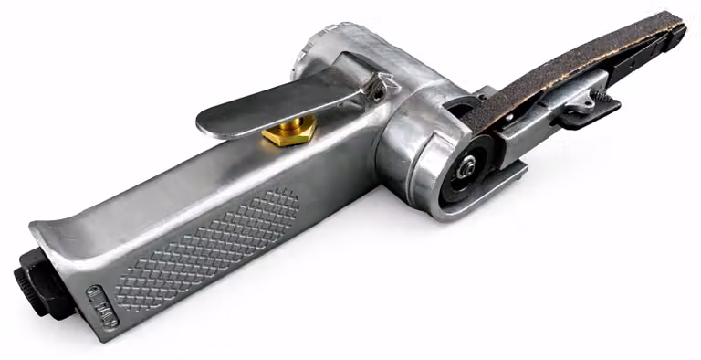 Levigatrice a nastro pneumatica per nastri abrasivi da 330 mm, 3 nastri ,Gebo Tools
