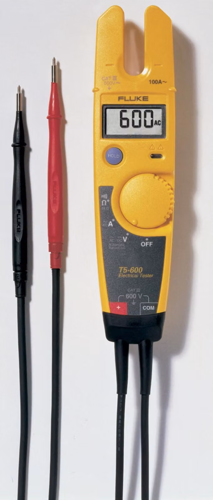 Fluke T5-600 Tester di tensione bipolare CAT III 600 V LCD, acustico