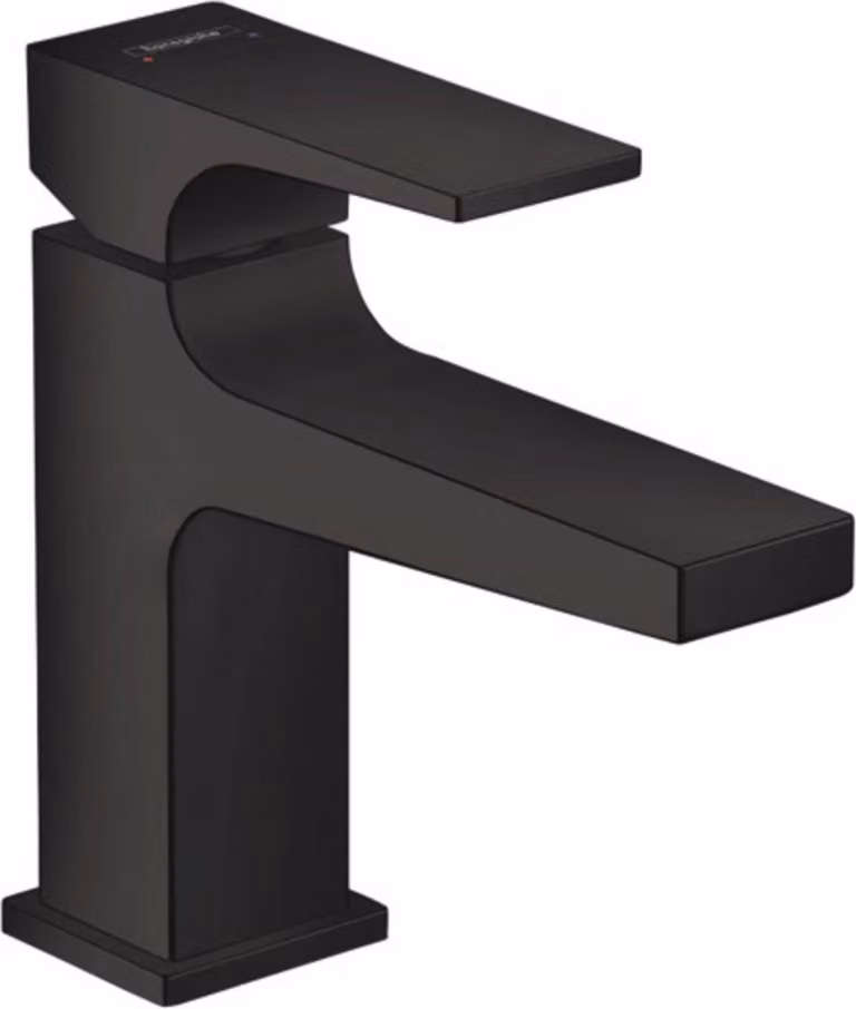 hansgrohe Metropol mitigeur monocommande pour lavabo 100, poignée, vidage par pression, pour lavabo à main, saillie 127mm, 32500670, 32500670
