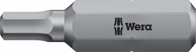 Punta da 5/16" DIN 3126 C8 esagonale 3 x 30 mm, resistente all'usura. Wera | 4013288012753