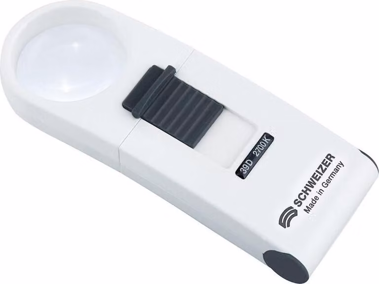 Schweizer Ökolux Plus Mobil Kaltweiß - 6500 Klevin 10 fach / Ø 35 mm