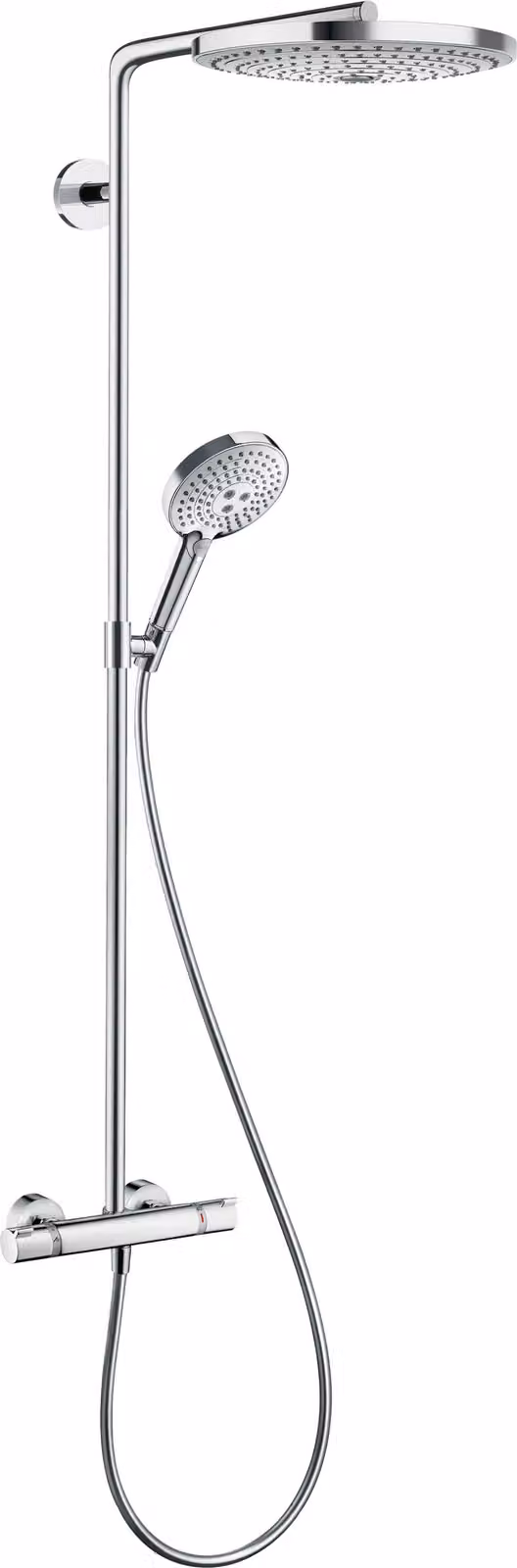 Hansgrohe Pipe Doccia Raindance Select Chrom con Kopfbrause Raindance S 300 2jet