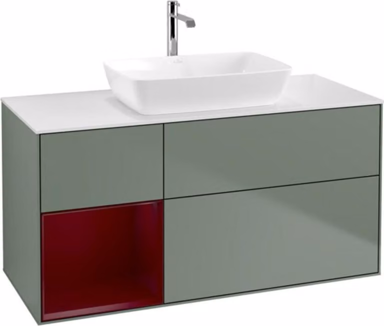 Mobiletto V&B Finion 120 cm, Pl w m, Reg Peo m Lac, Oli. m Lac