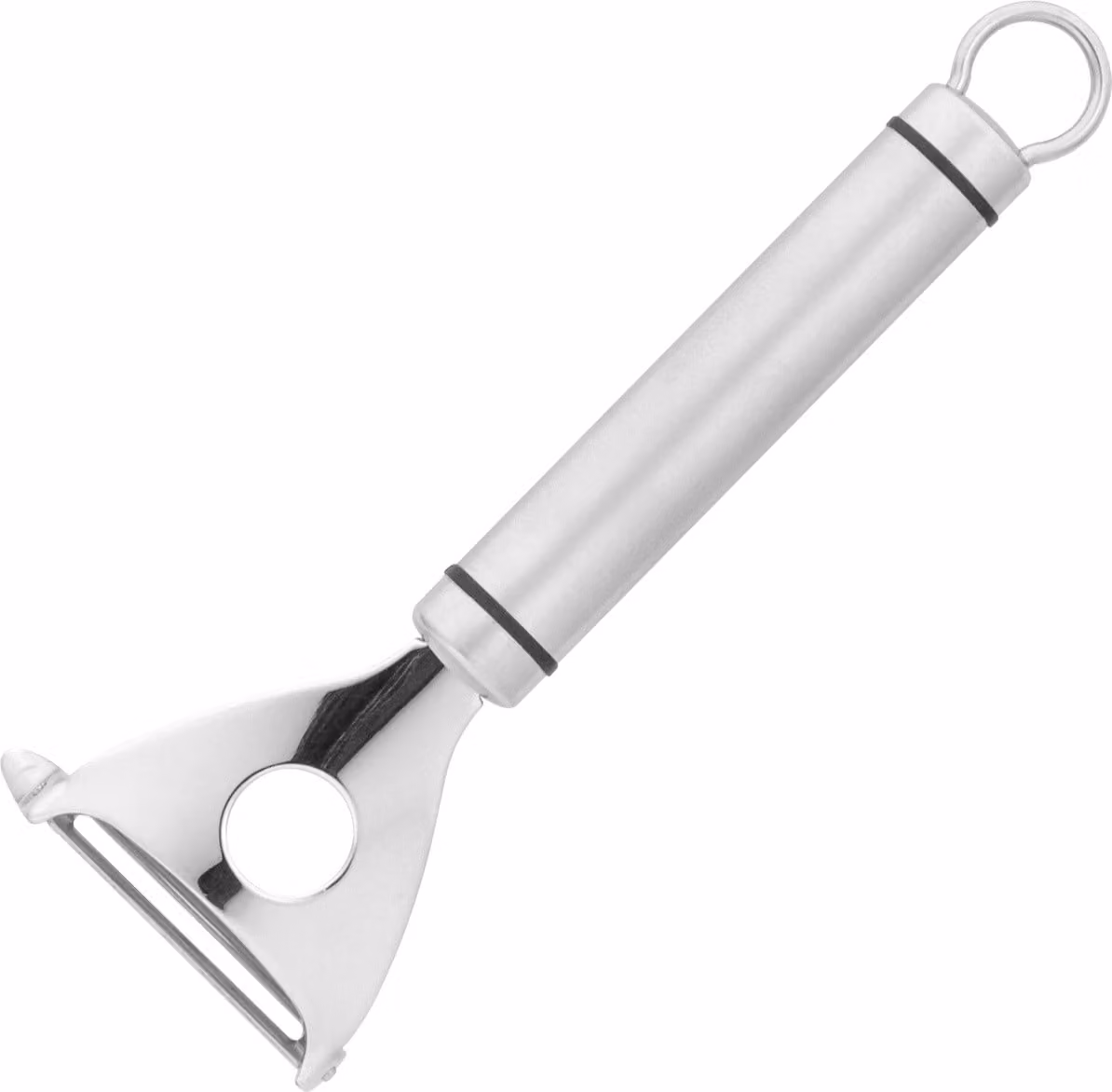 Pelapatate Judge per frutta e verdura, acciaio inox, 18x5,5x2 cm, argento