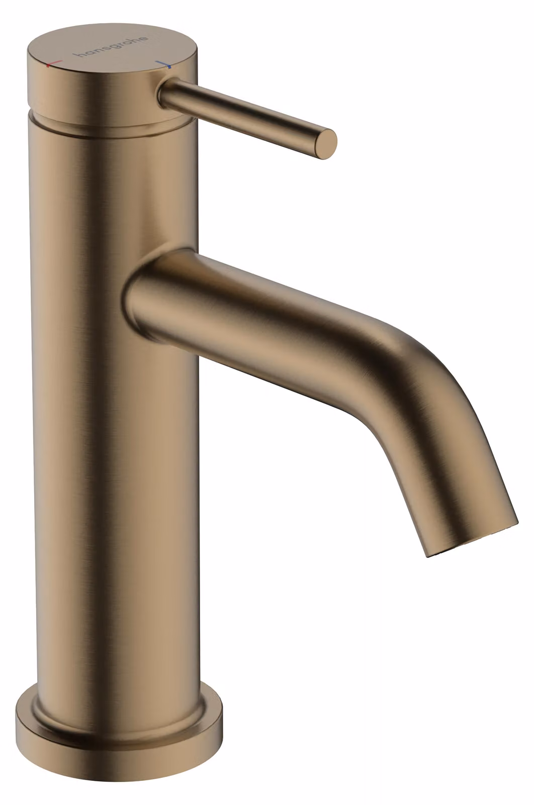 Robinetterie de lavabo hansgrohe Tecturis S 80 CoolStart, EcoSmart+, sans garniture d'écoulement, portée 108 mm, 73301140, 73301140
