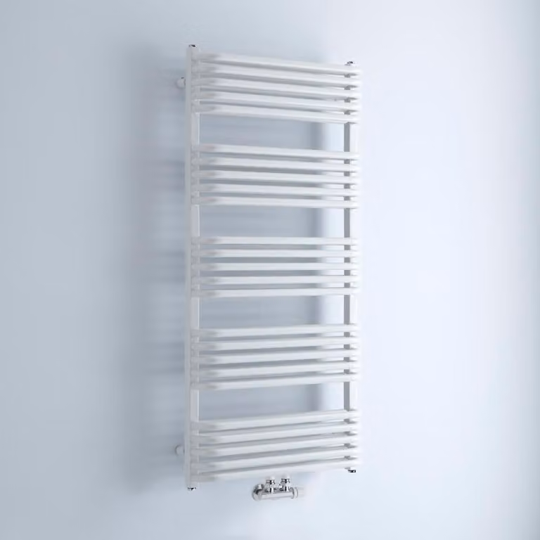Scaldasalviette Curvo Attacco Centrale 1100W - Alta Resa - Design Moderno - Arch