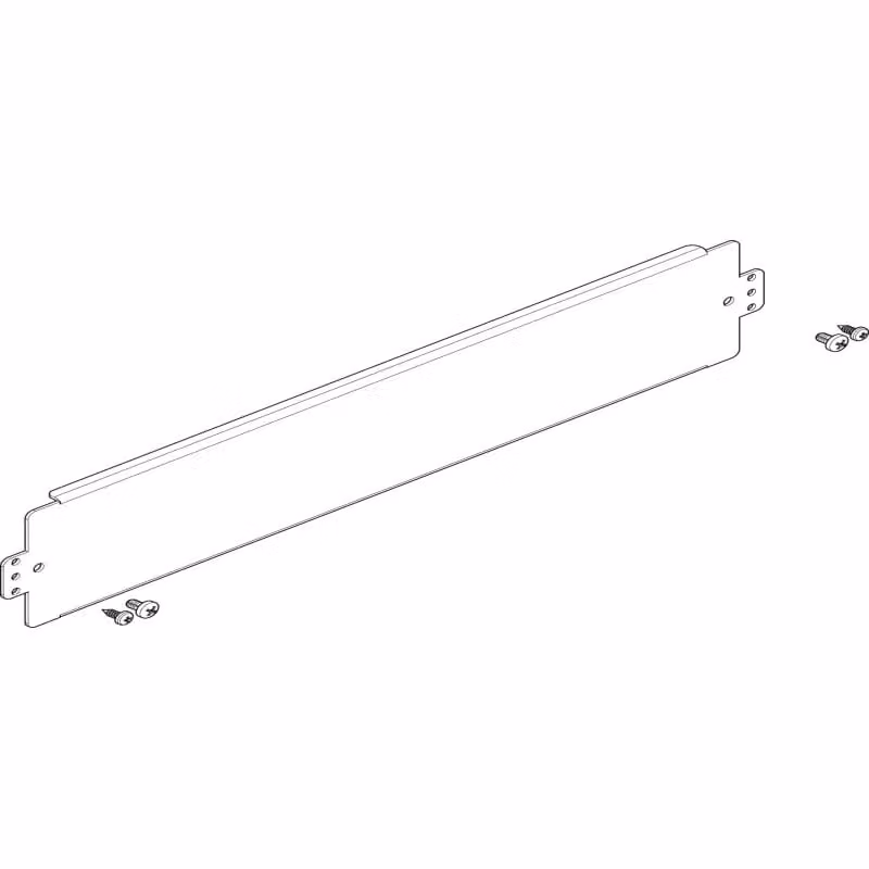Piastra di montaggio ABN 496x102 mm 2FB/1RE per il montaggio tra i profili portanti FMA21N