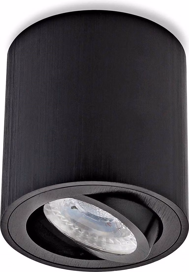 Sweet LED faretto da superficie nero faretto da superficie GU10 7 W faretto da soffitto in alluminio 230V