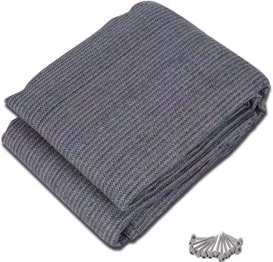 Telo per fondo tenda 400x400 cm blu-verde, 13 picchetti