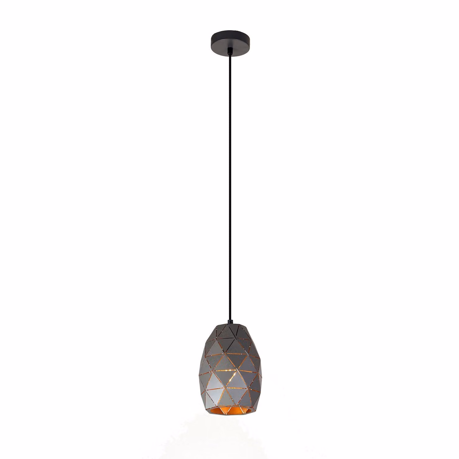 Italux Harley, lampada a sospensione moderna in grafite MDM-3480/1 GR+GD