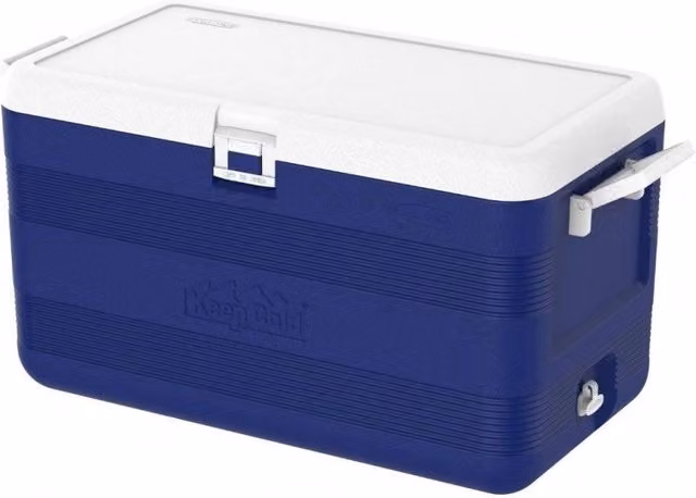 Frigo Portatile EZOOZA Keep Cold Deluxe Blu con Capacità 70 litri e Chiusura Ermetica